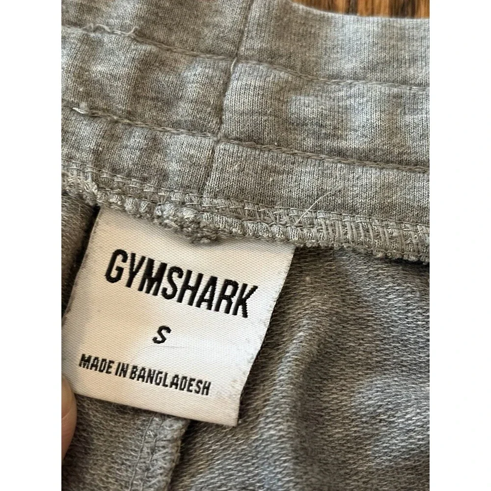 Gymshark Sweat Shorts Men's Size Small Gray Athletic Cut Off Gym Training Lounge